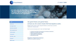 Desktop Screenshot of hno-praxis-elmshorn.de
